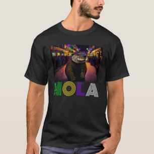 Nola Sprichwort New Orleans Mardi Gras Nutria Rat  T-Shirt