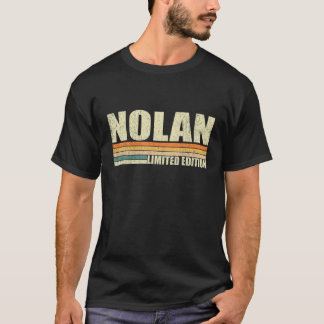 Nolan Gift Name Personalisiert Funny Retro Vintag  T-Shirt