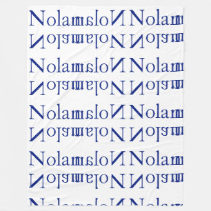 "Nolan" personalisierte Fleece-Decke Fleecedecke
