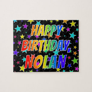 "NOLAN" Vorname, Spaß "GLÜCKLICHER BIRTHTAG"