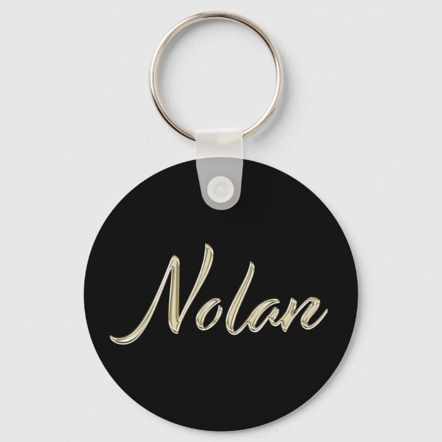 Nolan whitegold Button Schlüsselger Schlüsselanhänger (Vorderseite)