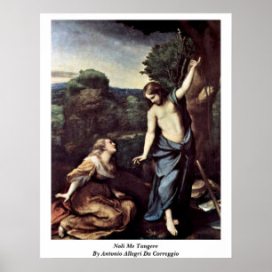 Noli ich Tangere durch Antonio Allegri DA Poster