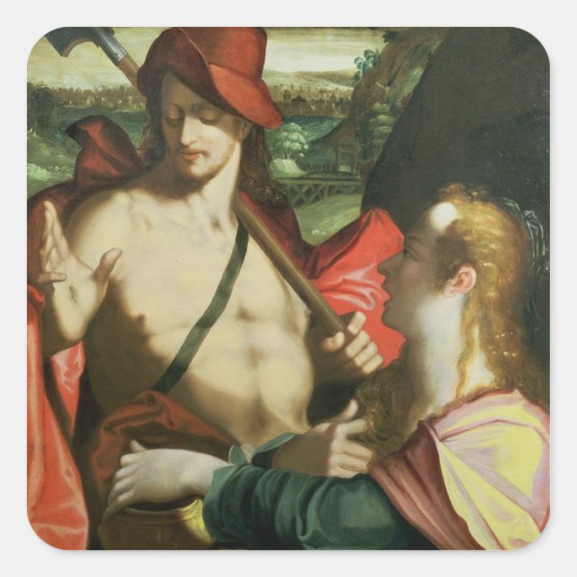 Noli Me Tangere 2 Quadratischer Aufkleber (Vorderseite)