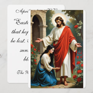 Noli Me Tangere Grußkarte Karte
