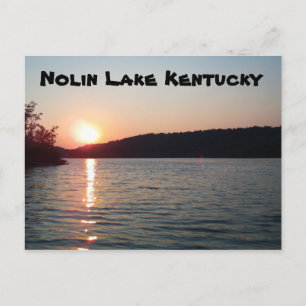 Nolin Lake Kentucky Postkarte