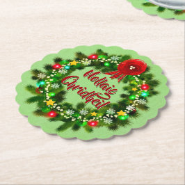Nollaig Chridheil Scottish Christmas Untersetzer