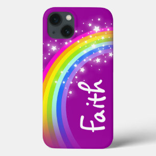 Nom 5 lettre arc-en-ciel violet ipad mini coque