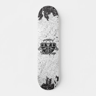 NOM AJOUT Personnalisé Skull Skateboard Skate Sho