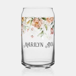 Nom, aquarelle des années 1600 Fleurs roses en chu