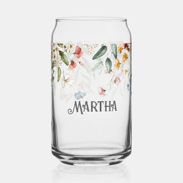 Nom, Aquarelle Fleur sauvage Floral Drop (Recto)