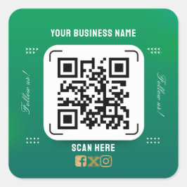 nom commercial code qr autocollant