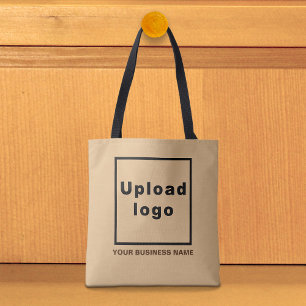 Nom commercial et logo sur Sac fourre-tout Brown c