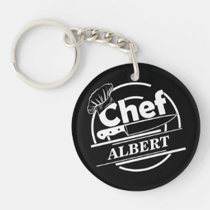 Nom customisé Chef Noir