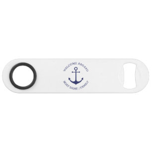 Nom de bateau personnalisé Bienvenue à bord de l'a