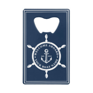 Nom de bateau personnalisé de la marine nautique c