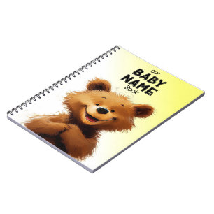 Nom de bébé de l'ours mignon Livre