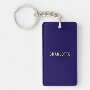 Nom de couleur bleue classique minimaliste profess
