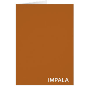 Nom de couleur brun Impala