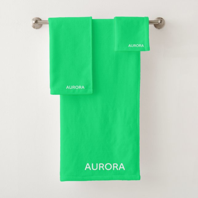 Nom de couleur verte Aurora (En situation)