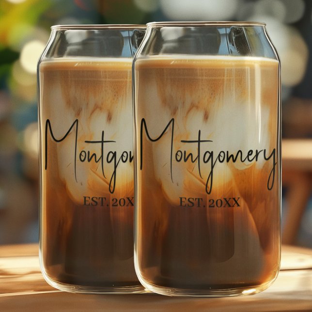 Nom de famille  (Personalized family name can glasses
)