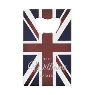 Nom de famille britannique vintage de coutume de