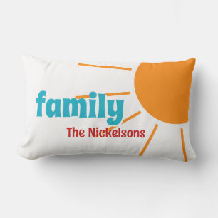 Nom de famille Patio Lumbar Coussin