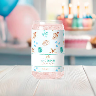 Nom de famille personnalisé Coquillages Côtiers de