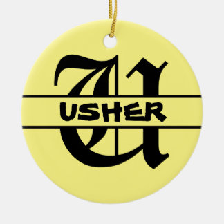 Nom de la Personnaliser Lettre ornement