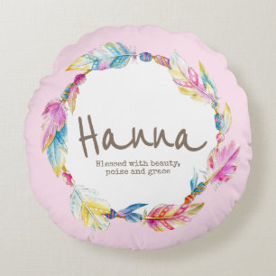 Nom de l'aquarelle de plume signifiant coussin ron
