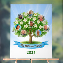 Nom de l'arbre famille Photo Réunion fête Bienvenu