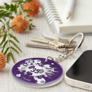 Nom de l'athlète de soufflage de balle violet gris