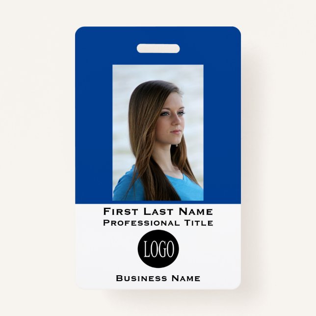 Nom de l'employé Balises d'identification Badges B (Devant)