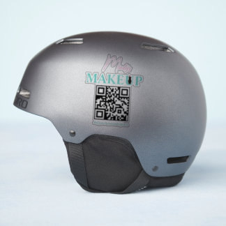 Nom de l'entreprise de salon Code QR Autocollant d
