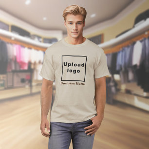 Nom de l'entreprise et logo sur T-shirt couleur sa