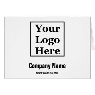 Nom de l'entreprise Texte noir et blanc Votre logo