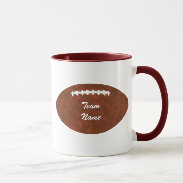 Nom de l'équipe personnalisée Votre texte Mugs de  (Droite)