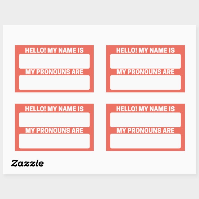 Nom de l'opale d'incendie et Étiquettes Pronoun (Feuille)