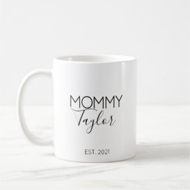 Nom de maman Grossesse Faire-part Cadeau Café Mug