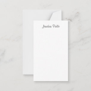 Nom de script calqué Modèle Moderne Simple