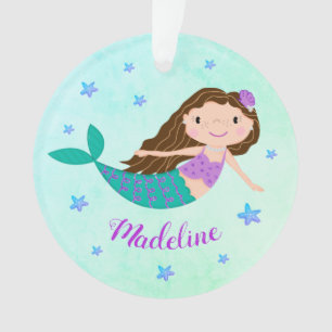 Nom de script Mermaid Violet Aqua