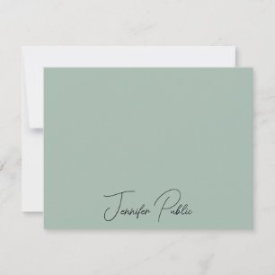 Nom de script personnalisé Modèle moderne élégant