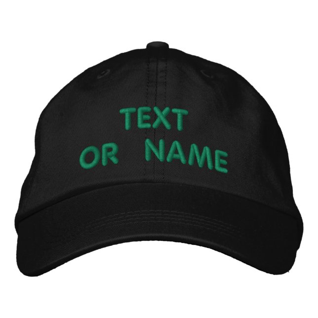 nom de texte personnalisé Casquette de baseball br (Devant)