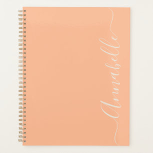 Nom de typographie de script Peach