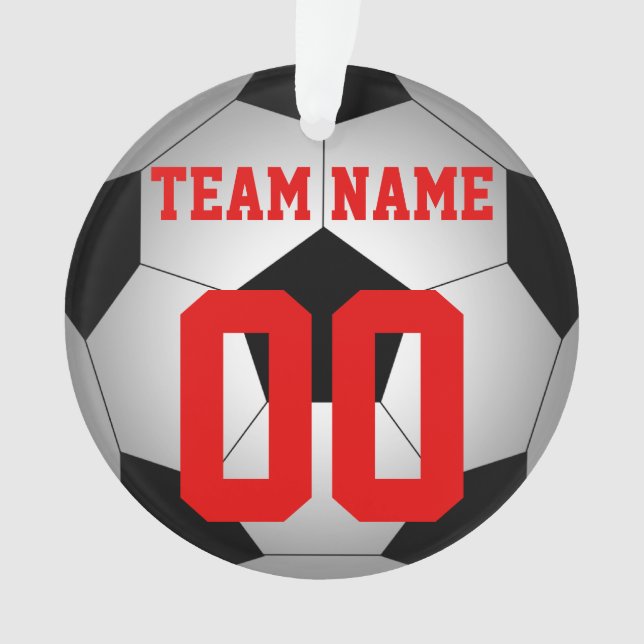 Nom d'équipe de ballon de football personnalisé (devant)
