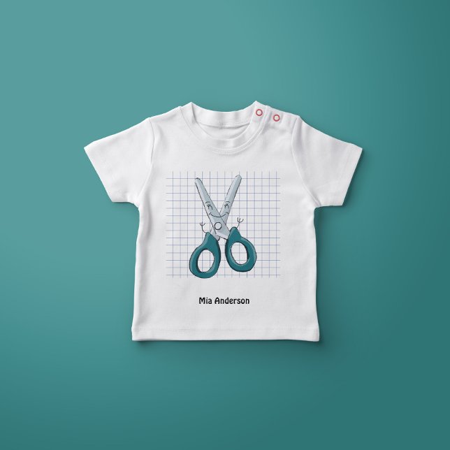 Nom des ciseaux à main mignonne Nom T-shirt (Créateur téléchargé)