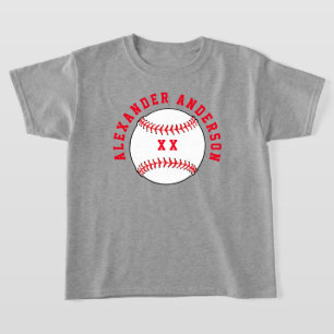 Nom du baseball et Jersey Personnaliser T-shirt