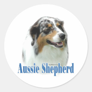 Nom du berger australien - Sticker