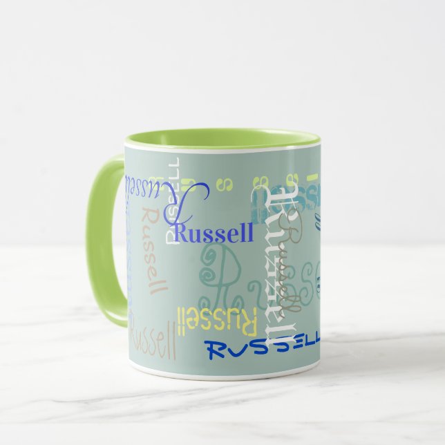 Nom du bureau mug : - plus de mixages : (Devant gauche)