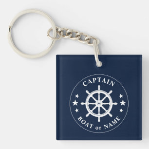 Nom du capitaine Bateau Roue Helm Stars Photo Reto