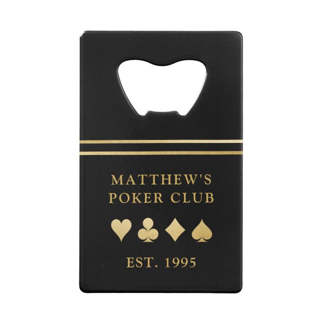 Nom du club de poker avec les combinaisons de cart (Dos)